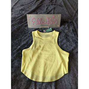 NWT Wild Fable Yellow High Neck Tank XS, M